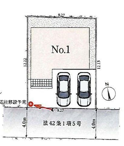 三鷹市井口２丁目 中央線 武蔵境駅 新築戸建の区画図