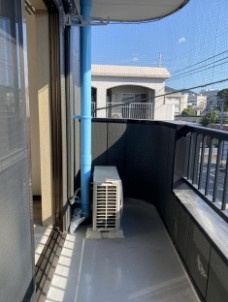 ＦＲ合川のバルコニー|お洗濯にも便利なバルコニー付き