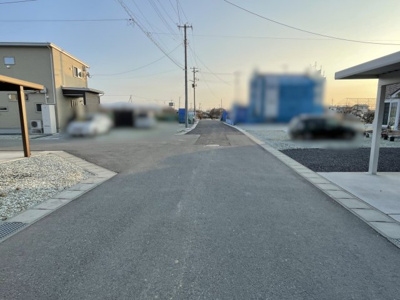 【前面道路含む現地写真】 | 東根市大字野田　中古戸建