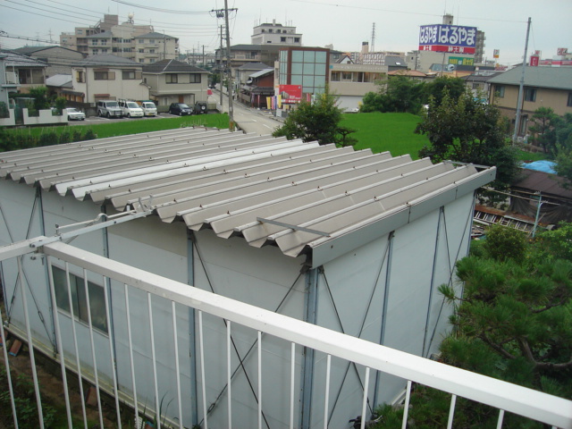 若葉ハイツのバルコニー