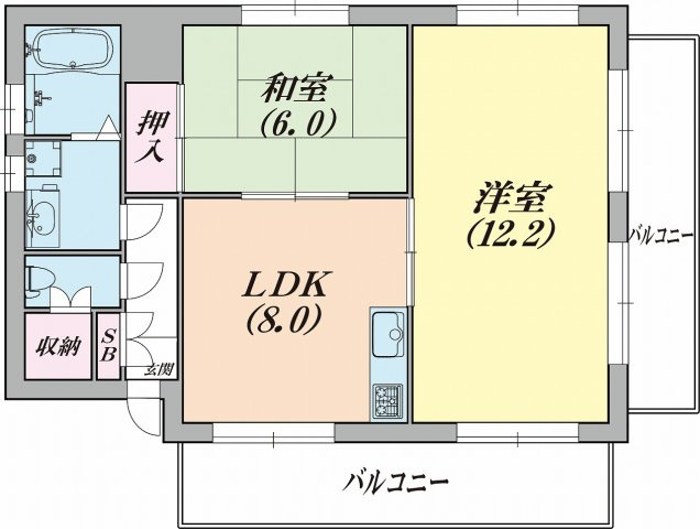 ロイヤルコート兵庫の間取り