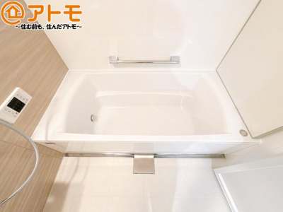 【浴室】 | 葵区与一6　新築戸建　H区画 | 脚を伸ばしてリフレッシュ♪広々湯舟でお湯に浸かれば疲労回復効果につながります♪