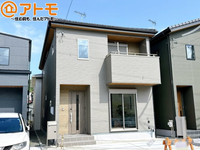 【外観】 | 葵区与一6　新築戸建　H区画 | どっしりとした外観は安心感のあるマイホームを実感できますね♪