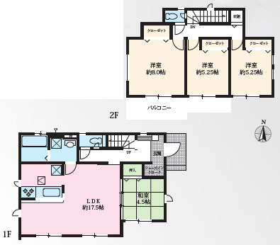 平塚市豊田宮下3期　新築戸建　全2棟1号棟