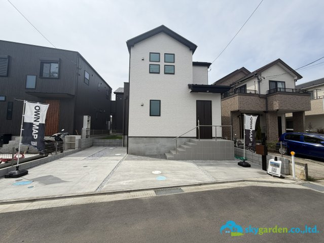 平塚市豊田宮下3期　新築戸建　全2棟1号棟の外観