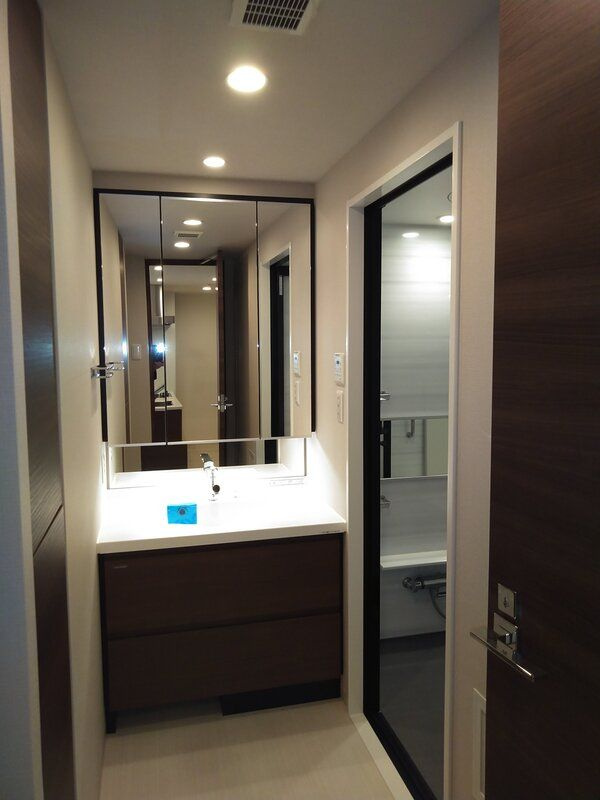 シティインデックス神田の独立洗面台