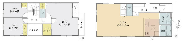 草加市青柳8丁目 新築分譲住宅 全2棟 2号棟