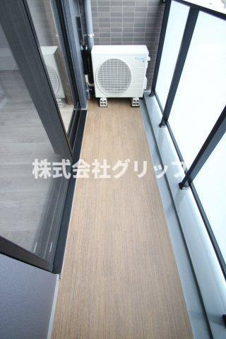 Le'a横濱和田町壱番館のバルコニー