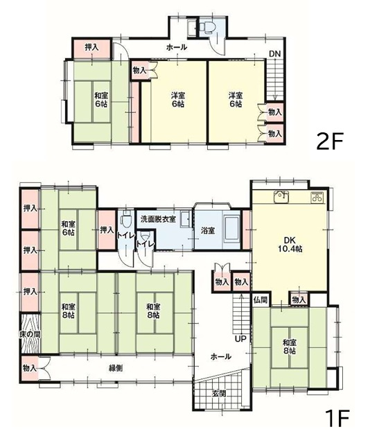 【中古戸建】太田市新田村田町1期の間取り|■間取り図｜敷地面積：668.66㎡（約202.26坪）　建物面積：170.28㎡（約51.5坪）