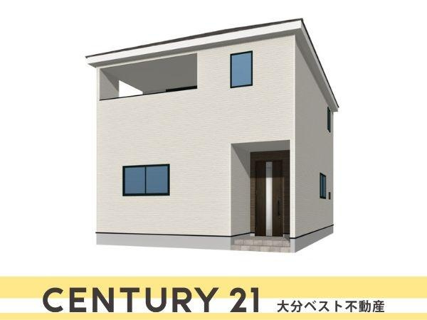 坂ノ市中央第5-3号棟の完成予想図|※外観パースはイメージです。