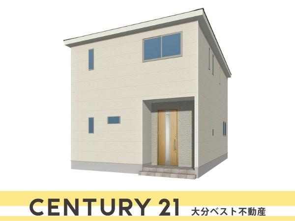 坂ノ市中央第5-1号棟の完成予想図|※外観パースはイメージです。