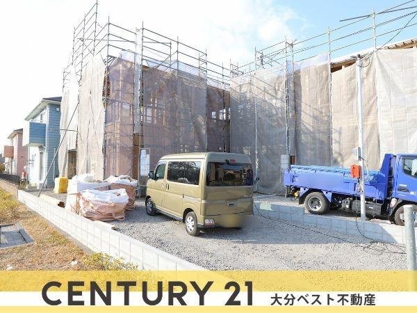 坂ノ市中央第5-4号棟の外観|現地工事中写真(2026年1月撮影)
