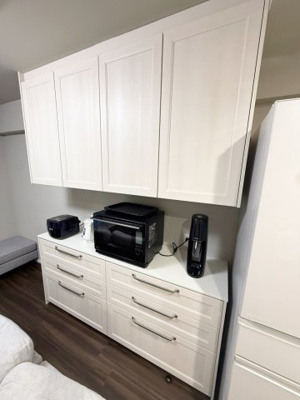 【キッチン】 | ローレルスクエア尼崎ルネ・ガーデンテラス | キッチンと統一感のあるお洒落なカップボード