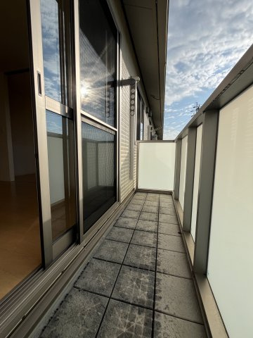 エクラージュ松江Aのバルコニー