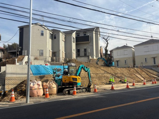 【外観】 | 横浜市戸塚区上倉田町　全5棟/今回販売４棟（1号棟） | 現地（2月5日撮影）