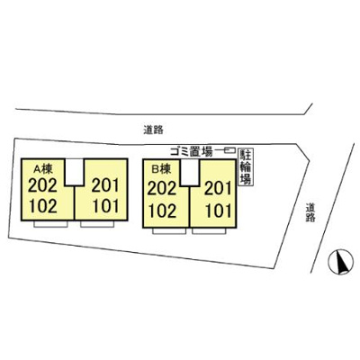 【区画図】 | グリーンフォレスト Ⅱ