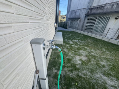 【設備】 | 南城市知念久手堅（全4棟）A号棟 | A号棟　外水栓♪