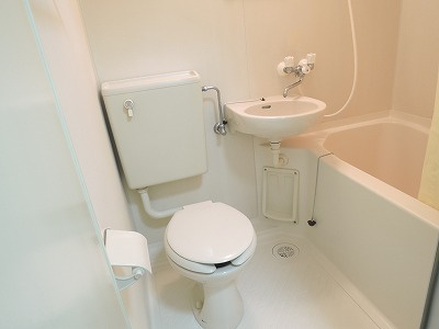 ハイビレッジⅡ　敷金0　礼金0　室内洗濯機置場　の浴室|※別部屋参考画像