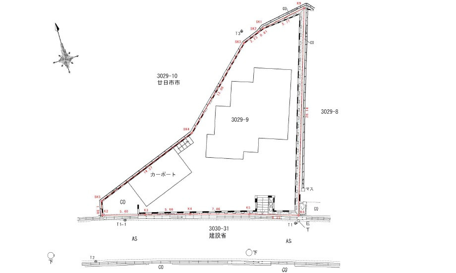 廿日市市阿品台１丁目の土地図