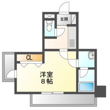 ＡｒｃＳｔａｇｅ表町の間取り