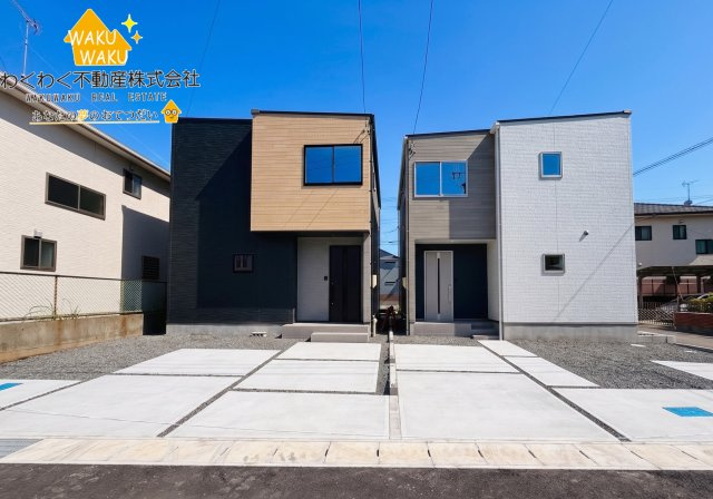 藤岡3丁目　7期／の前面道路含む現地写真|2号棟（2026年6月5日撮影）左側黒い建物