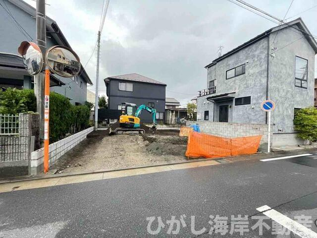 茅ヶ崎市南湖6丁目　新築戸建の外観| 建築前　現地外観