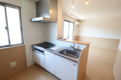 【キッチン】 | クレール Ⅰ棟 | キッチン IH三口コンロ