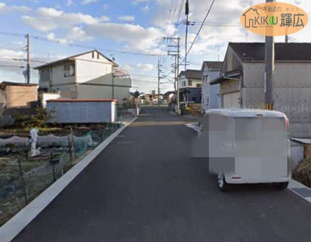 高砂市伊保東２丁目（全３）土地　2号地の前面道路含む現地写真