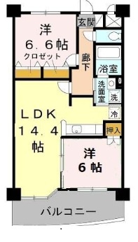 リュイール桃山台の間取り