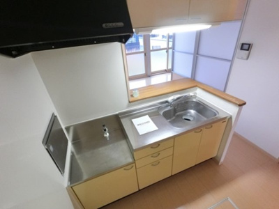 【キッチン】 | プランドール陽東 Ａ | 対面キッチン