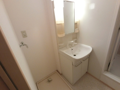 【洗面所】 | プランドール陽東 Ａ | 洗面所