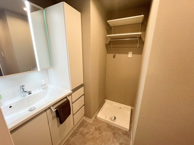 ランドシティ新所沢の洗面所|収納スペース豊富で無駄のない洗面所です♪