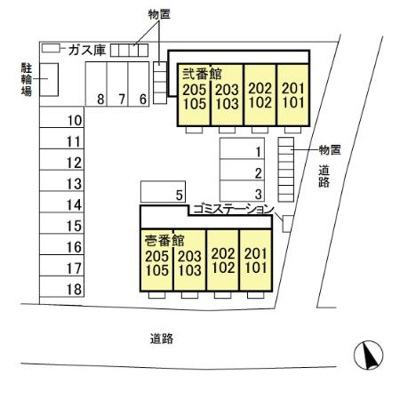 【区画図】 | イノセントワールド 壱番館
