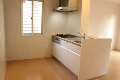 【キッチン】 | コーポ田村№1 | 101 ｶﾞｽｺﾝﾛ付 対面ｷｯﾁﾝ