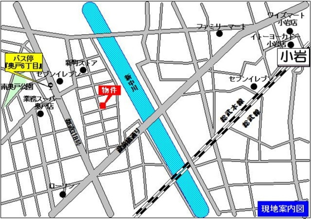 リヴェール奥戸の地図|★案内図★