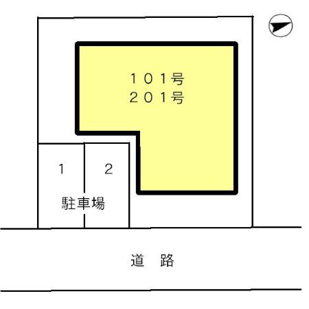 セジュール狩場の区画図
