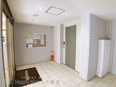【ロビー】 | リシュドール伝馬【名古屋市賃貸・宅配ボックス】