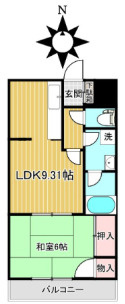 クレール山本の間取り