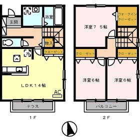ハートポジションⅡの間取り