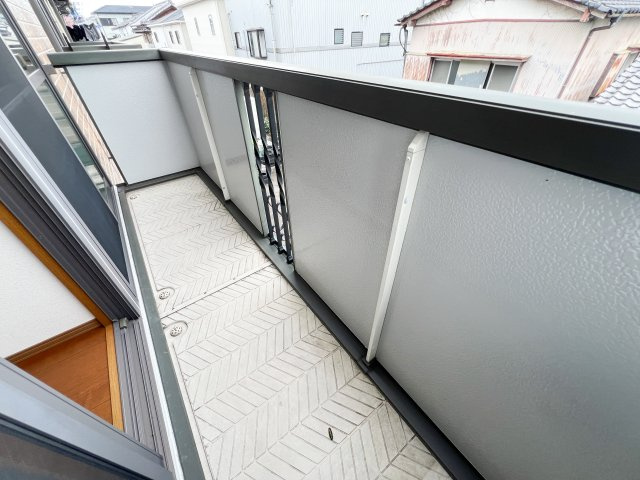 ハートポジションⅡのバルコニー