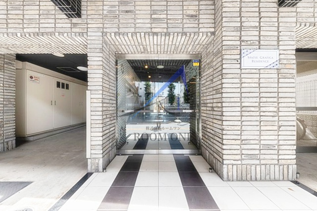 スパシエグラフィカレジデンスのエントランス|エントランスです。