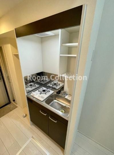 板橋区宮本町のアパートのキッチン