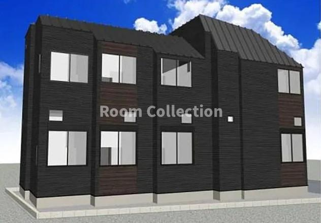 板橋区宮本町のアパートの外観|完成パース