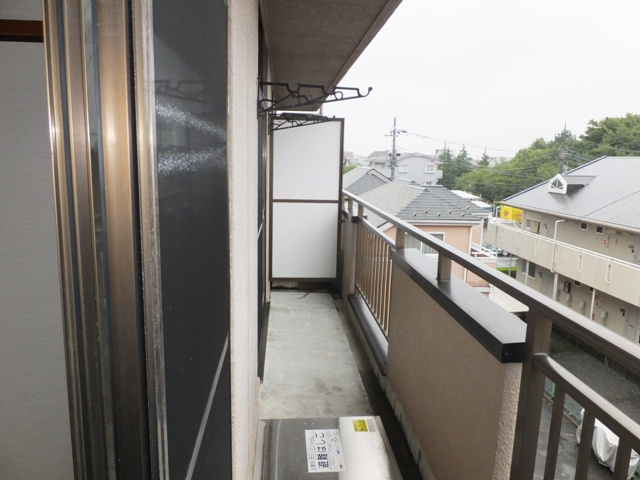スプラウトあきのバルコニー