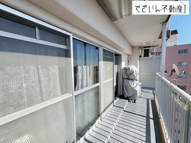 【バルコニー】 | エクセル行田中央　マンション | 現地(2026年1月撮影)