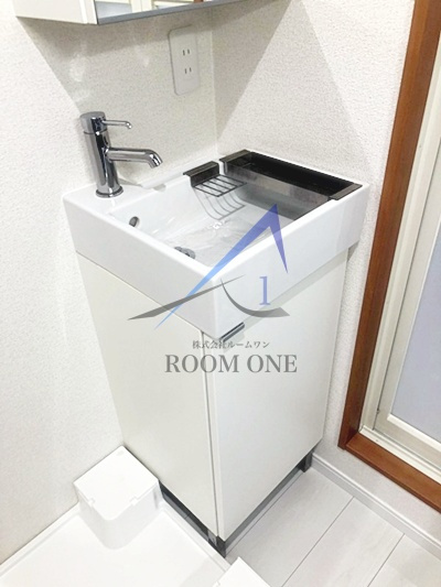 オータムバレー田端の洗面所|洗面台です。