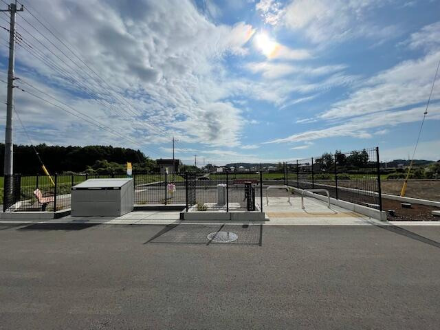 宇都宮市野沢町　247.84㎡　売地の外観|接道付近