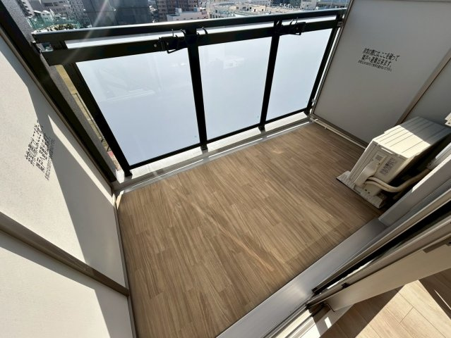 エスリードレジデンス大阪難波のバルコニー