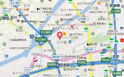 【地図】 | エスリード本町靭公園レジデンス