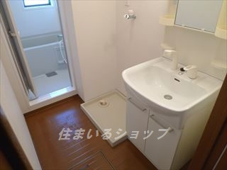 広島市安佐北区上深川町のアパートの洗面所|シャンプードレッサー